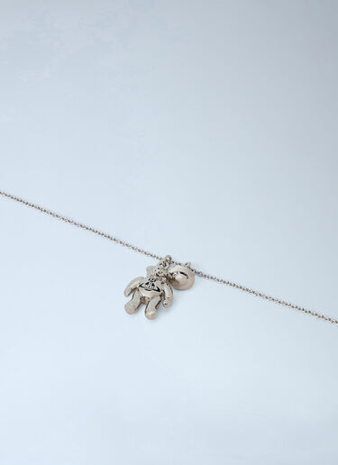 LN-CC® - Vivienne Westwood: Man. Ruby Pendant Necklace - Silver Vivienne Westwood Man. Ruby Pendant Necklace Silver vvw0366030