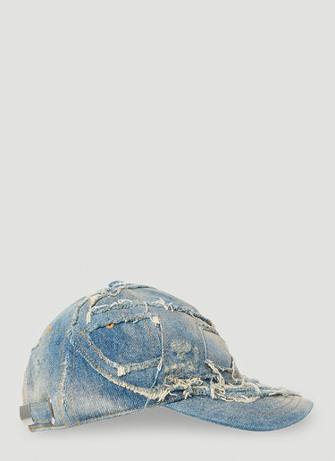 Distressed Denim Cap Diesel Distressed Denim Cap Blue dsl0153022