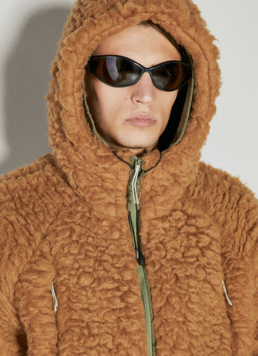 ROA 헤비 퍼리 재킷 브라운 roa0154002