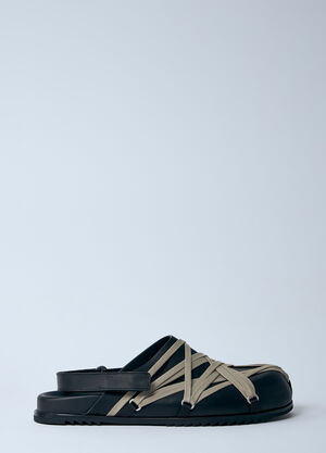 Rick Owens メガレースミュール  ブラック ric0159036