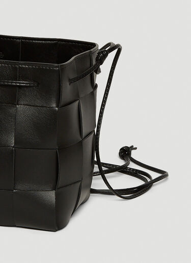 Small Casette Bucket Crossbody Bag Bottega Veneta Small Casette Bucket Crossbody Bag Black bov0247129