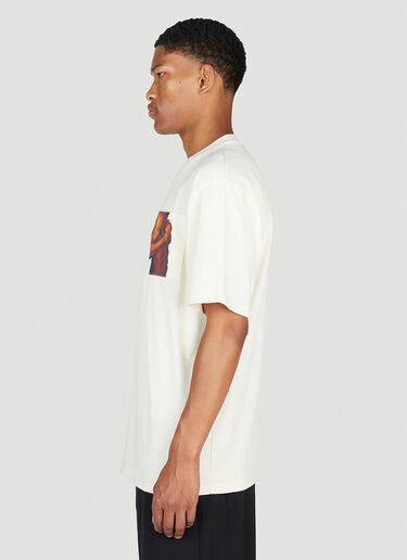 JW Anderson Torso Print T-Shirt Beige jwa0154010