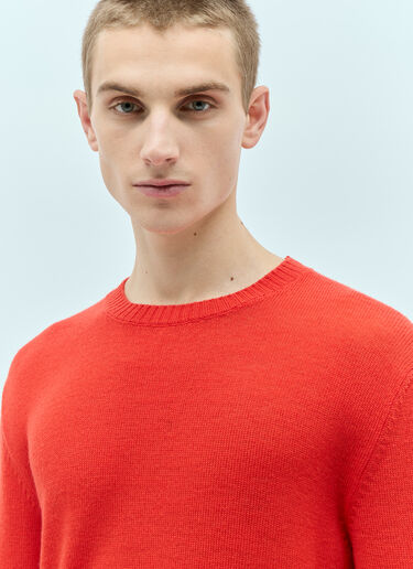 Jil Sander+ 크루넥 울 스웨터 레드 jsp0156006