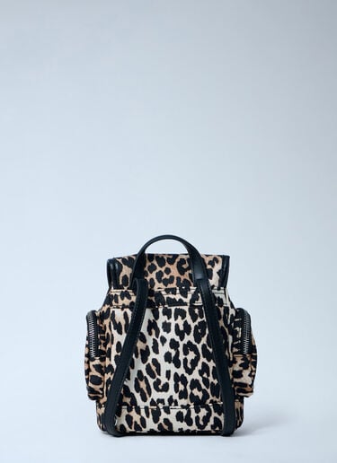 GANNI Bucky Backpack Brown gan0263039