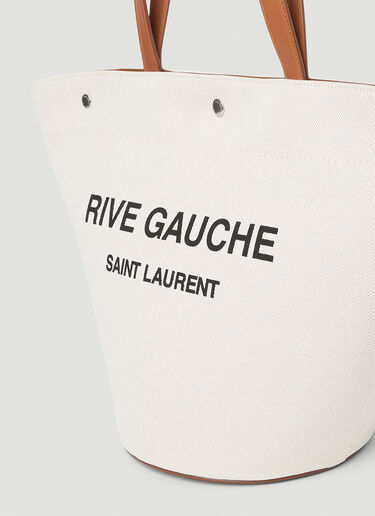 Saint Laurent Rive Gauche Tote Bag Cream sla0251140