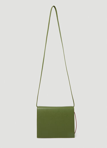 Acne Studios Book Smart Shoulder Bag Green acn0251009
