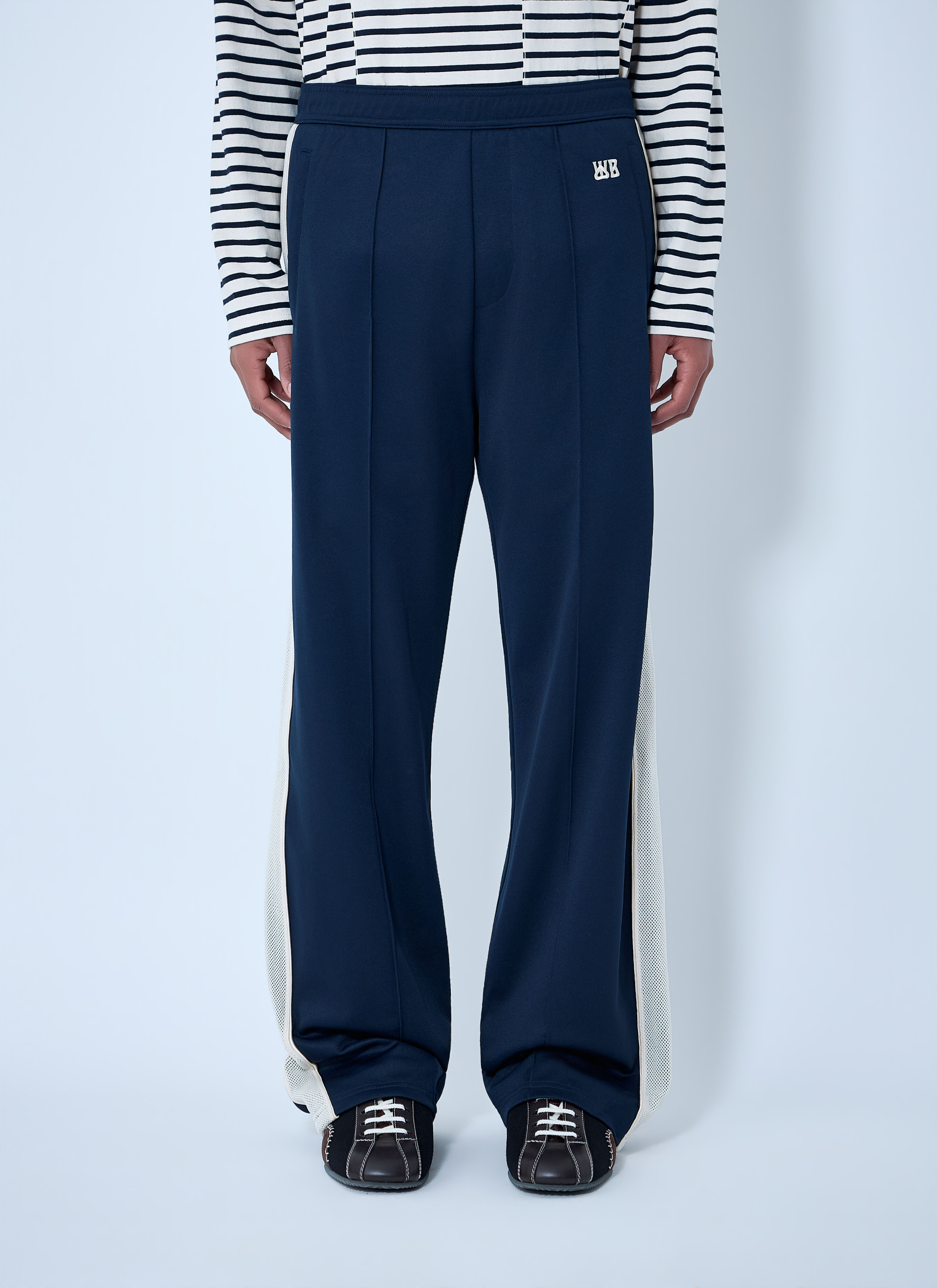 Wales Bonner Men's' Motion Track Pants in Navy | LN-CC®