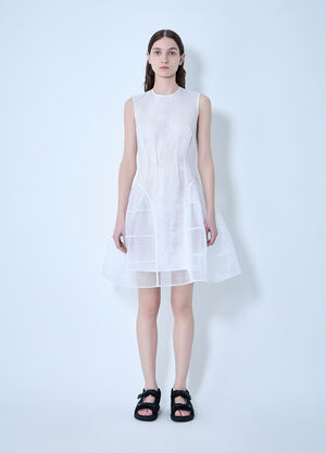 Cecilie Bahnsen Claudie Fitted Dress White cec0263008