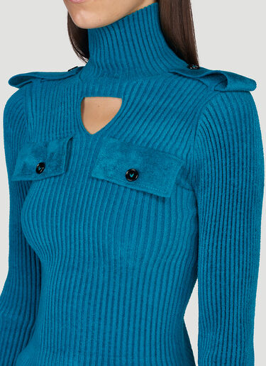 Bottega Veneta 高领针织上衣 蓝色 bov0246061
