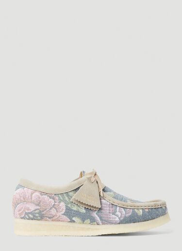 CLARKS ORIGINALS 왈라비 슈즈 라이트 블루 cla0152001