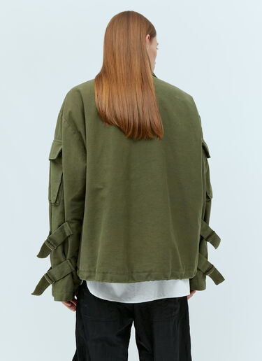 Dries Van Noten Overdyed Cargo Jacket Green dvn0154006