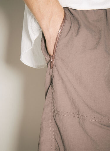 Undercover Crease-Effect Shorts Brown und0156003