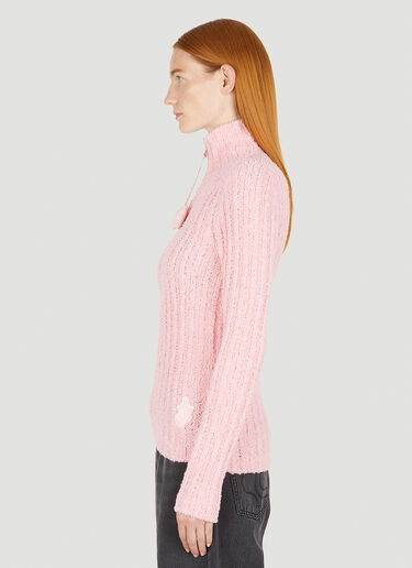 Moncler x JW Anderson Cotton Bouclé Jumper Pink mjw0249018