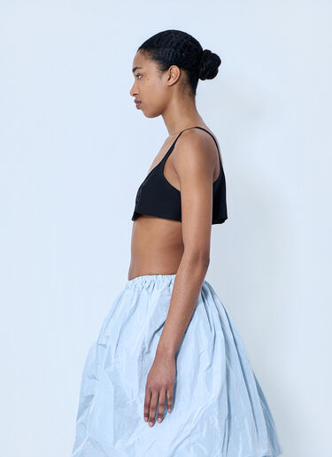 Prada Structured Bralette Top Black pra0264021