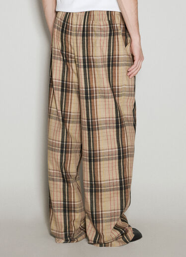 VTMNTS Car Flannel Pants Brown vtm0156003