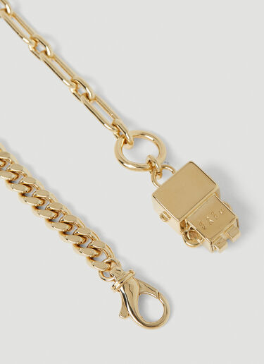 SAFSAFU Robot 50/50 Chain Necklace Gold saf0250006