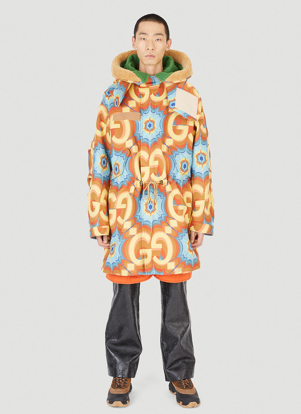 Gucci GG Kaleidoscope Jacquard Jacket in Orange LN CC