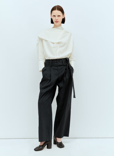 Issey Miyake Shaped Membrane Pants Black ism0256002