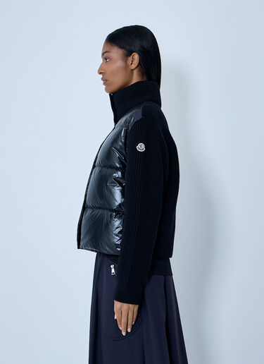 Wool-And-Cashmere-Blend Cardigan Moncler Wool-And-Cashmere-Blend Cardigan Black mon0263043