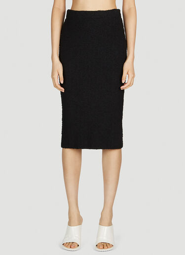 Bottega Veneta Textured Skirt Black bov0252063