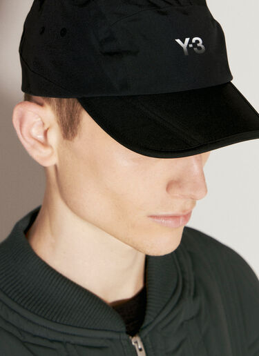 Y-3 Logo Print Beach Baseball Cap Black yyy0356035