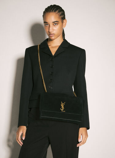 Saint Laurent Reversible Medium Kate Shoulder Bag Black sla0236036