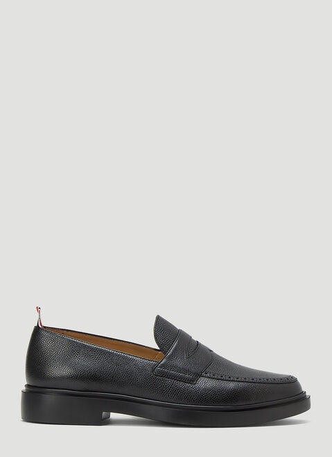 Thom Browne Slip-On Loafers Navy thb0153019