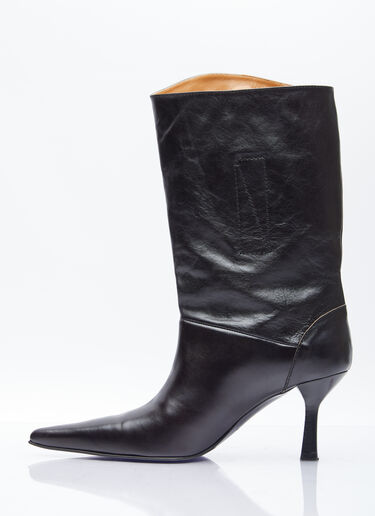 Envelope Leather Boots Our Legacy Envelope Leather Boots Black our0254017