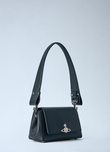 LN-CC® - Vivienne Westwood: Hazel Small Shoulder Bag - Black Vivienne Westwood Hazel Small Shoulder Bag Black vvw0265061