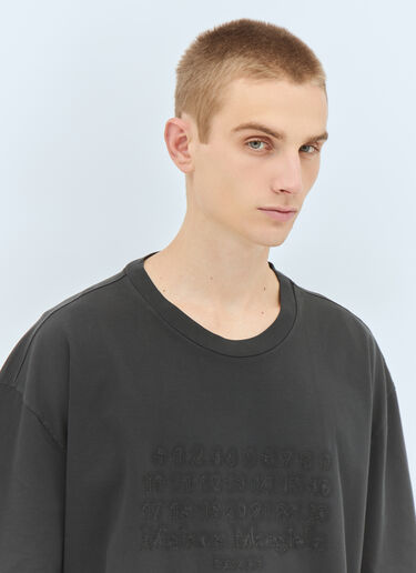 Maison Margiela Embroidered Logo T-Shirt Black mla0158003