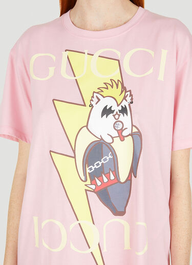 Gucci ラブパレードライトニングTシャツ ピンク guc0250061