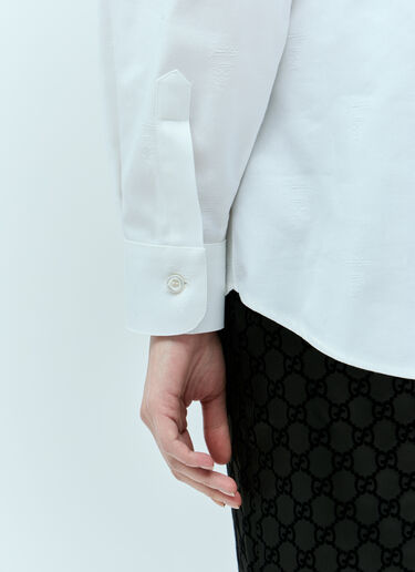 Gucci 자수 클래식 셔츠 화이트 guc0255186