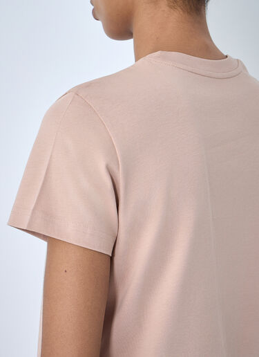 Moncler Pack of Three Cotton Jersey Logo T-Shirts Pink mon0264027