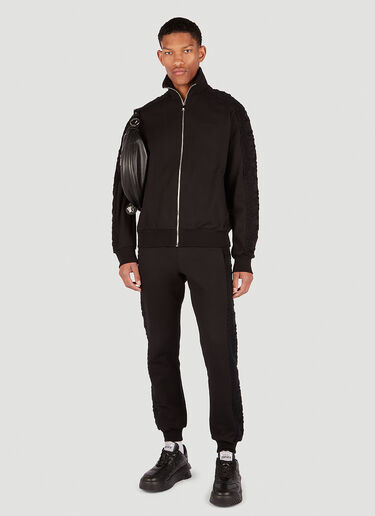 Versace Terry Logo Track Pants Black ver0151007