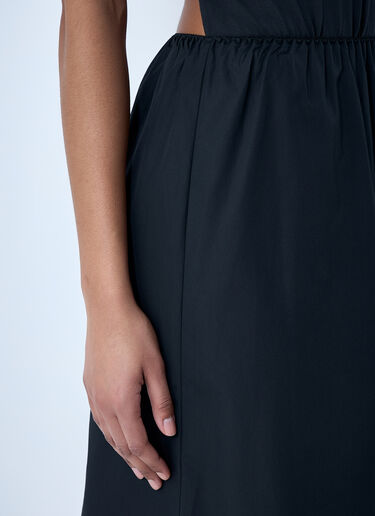 RIER Elasticated Waist Midi Skirt Black rrr0264009