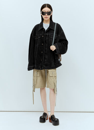 Acne Studios Oversized Denim Jacket Black acn0355002