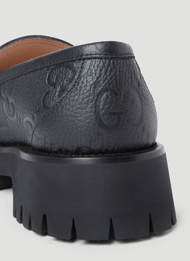 GG ラグローファー Gucci GG ラグローファー ブラック guc0253096