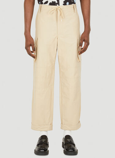 Jacquemus Le Cargo Giardino Pants Beige jac0148015