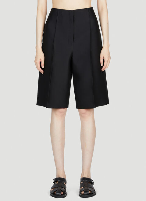 Gucci Pleated Bermuda Shorts Blue guc0253062