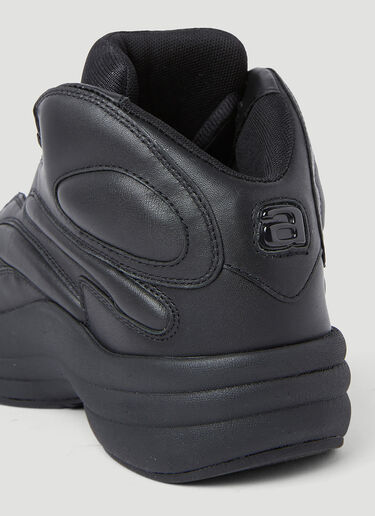 Aw Hoop Leather Sneakers Alexander Wang Aw Hoop Leather Sneakers Black awg0253034