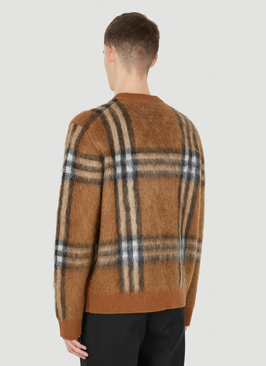 Burberry Denver Check Sweater Brown bur0150009