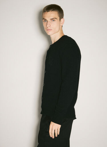 Dolce & Gabbana Logo Patch Cardigan Black dol0158006
