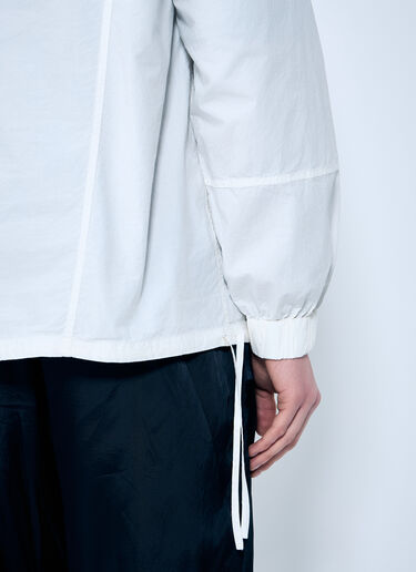 Dries Van Noten Cotton Zip-Up Shirt White dvn0160008