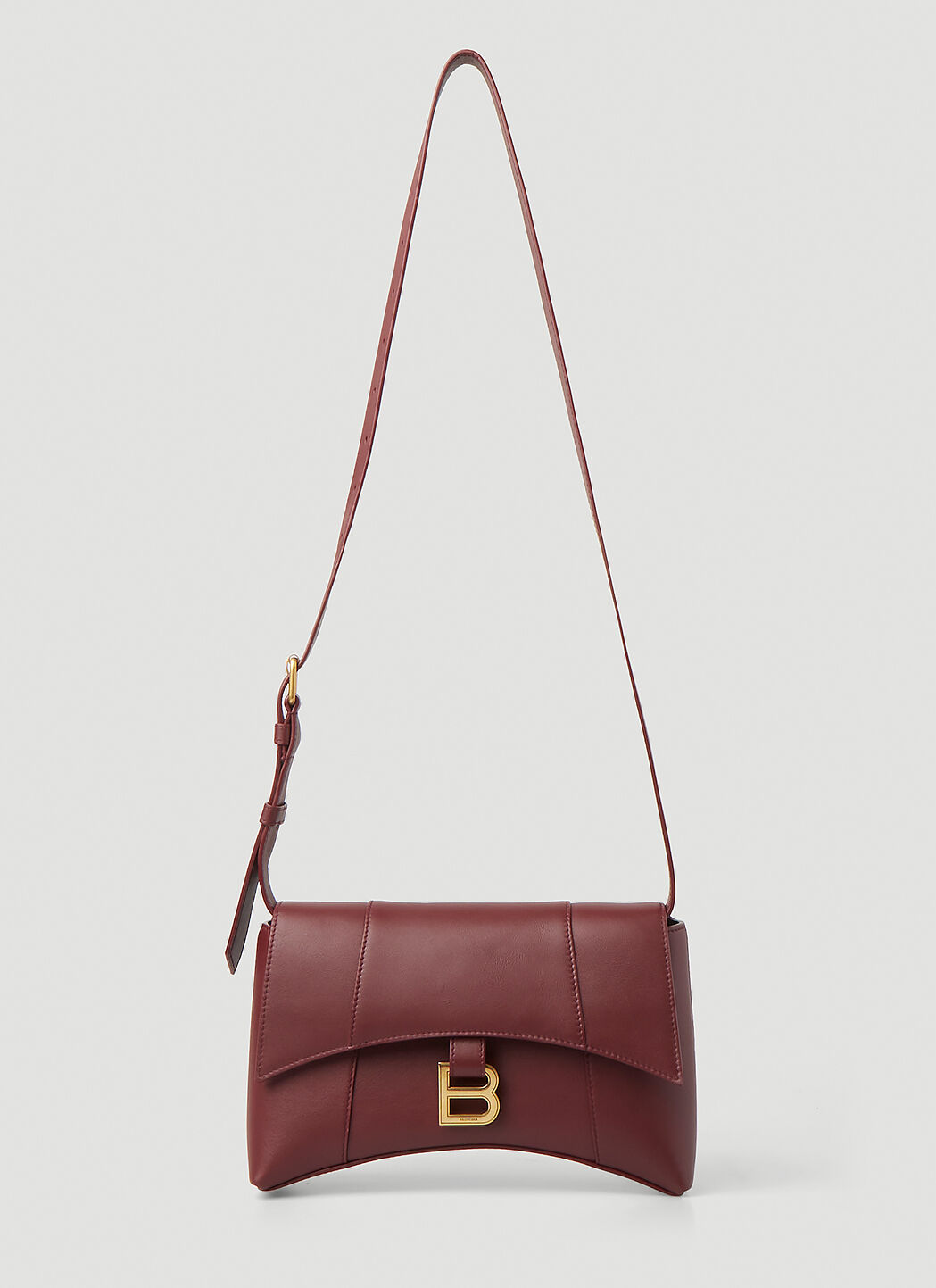 Balenciaga burgundy bag on sale
