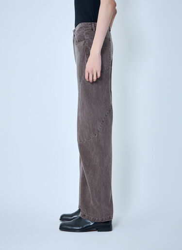 LUEDER Engineered Flare Pants Brown ldr0364003