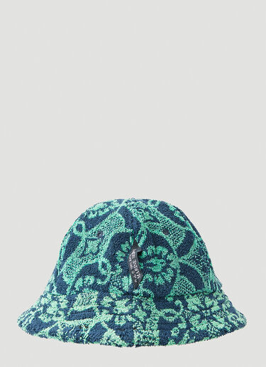 Towelling Bucket Hat Marine Serre Towelling Bucket Hat Blue mrs0352005