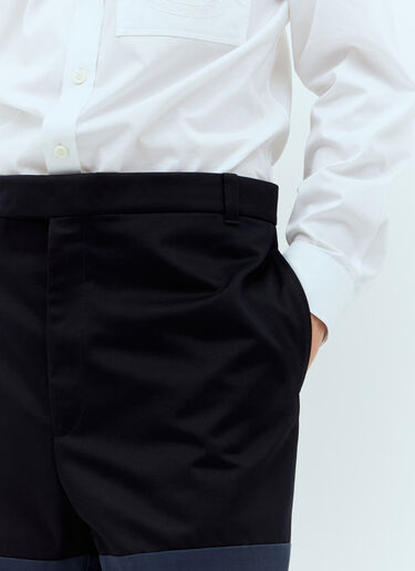 Thom Browne Unconstructed Combo Pants Navy thb0156007