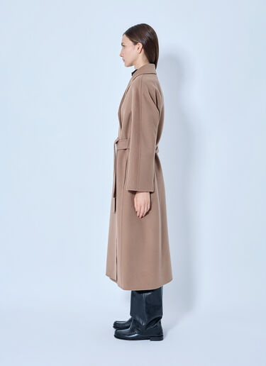 LN-CC® - Max Mara: Belted Wool Blend Coat - Camel Max Mara Belted Wool Blend Coat Camel max0265222