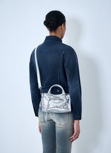 Balenciaga ル シティ ミニ ハンドバッグ シルバー bal0263034