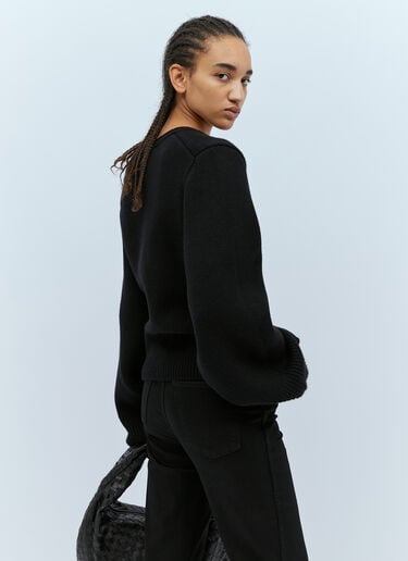 Scarlet Knit Cardigan Khaite Scarlet Knit Cardigan Black kha0253001